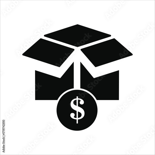 package icons. simple solid vector