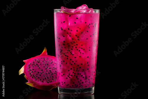 Dragonfruit lemonade
