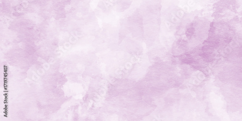 Abstract purple watercolor texture on white paper creating decorative, Isolated on transparent  and drips with fine spray on a white background, purple watercolor paint texture on a vintage paper.