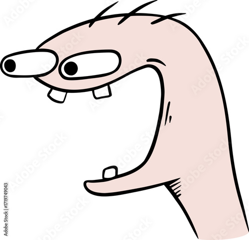 Design of funny looking eyes