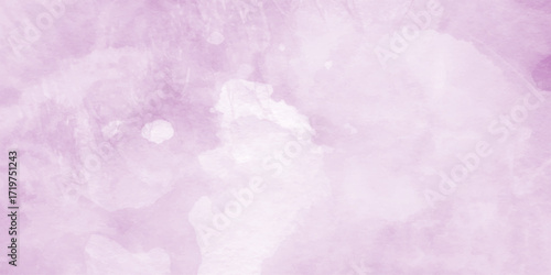 Abstract purple watercolor texture on white paper creating decorative, Isolated on transparent  and drips with fine spray on a white background, purple watercolor paint texture on a vintage paper.
