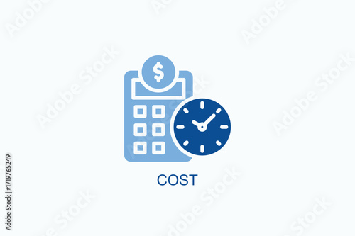 Cost Icon Or Logo Isolated Vector Illustration