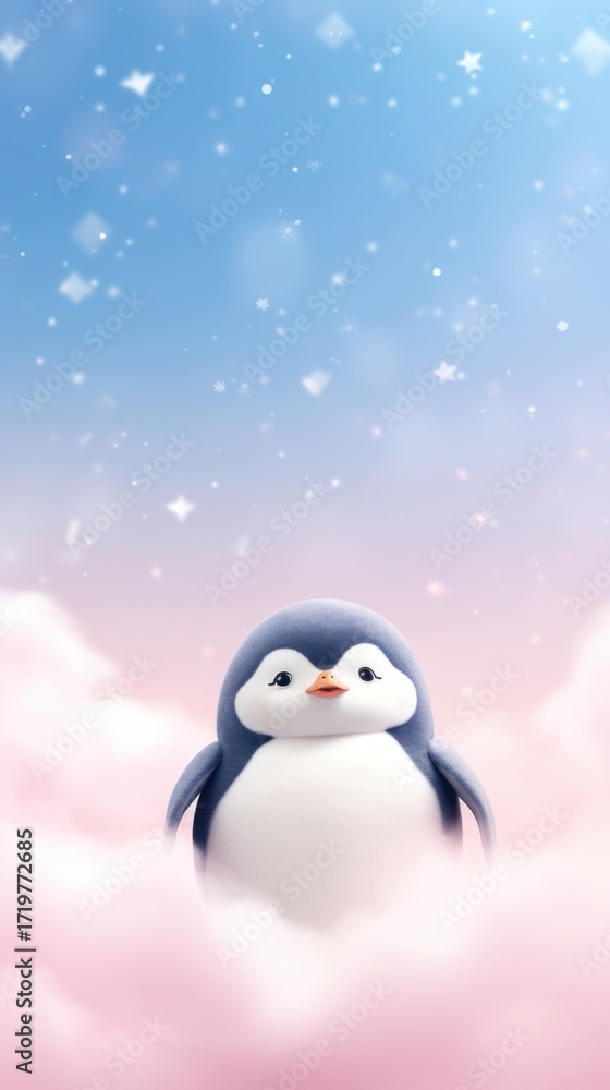 Obraz premium Penguin dreamy wallpaper outdoors animal nature.