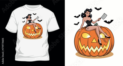 Halloween t-shirt design. Halloween t shirt design vector graphic typography t shirt. Halloween Family Shirt Halloween day.
