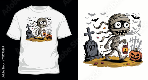 Halloween t-shirt design. Halloween t shirt design vector graphic typography t shirt. Halloween Family Shirt Halloween day.