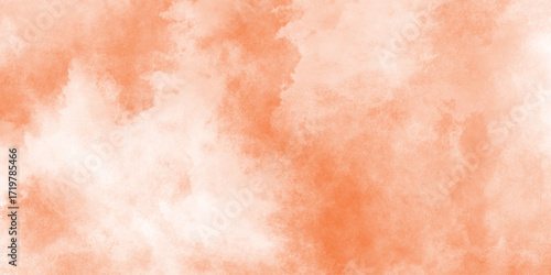 orange watercolor background sky in watercolour painting soft textured, golden orange watercolor washes blend together on texture, abstract orange watercolor painting texture background.