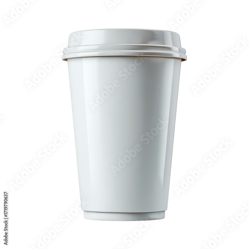 Wallpaper Mural Plain white coffee cup ready for a warm beverage on a cozy morning Torontodigital.ca