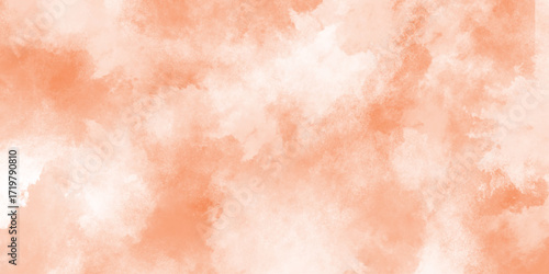 orange watercolor background sky in watercolour painting soft textured, golden orange watercolor washes blend together on texture, abstract orange watercolor painting texture background.