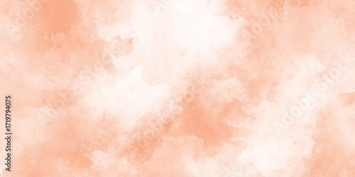 orange painted on paper background texture, with texture and shaded gradient, delicate wateg gradient background, design illustration brush stroke aquarelle art backdrop.