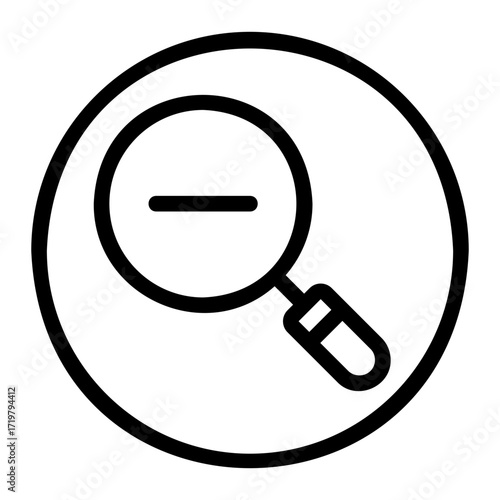zoom out line icon