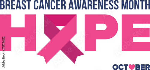 Breast Cancer Awareness Month. Pink october. Pink ribbon. Woman healthcare. Celebrate annual. Medic concept. Girl solidarity. Cancer prevention. Female disease. Poster, banner and background. Vector