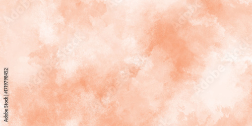 orange painted on paper background texture, with texture and shaded gradient, delicate wateg gradient background, design illustration brush stroke aquarelle art backdrop.