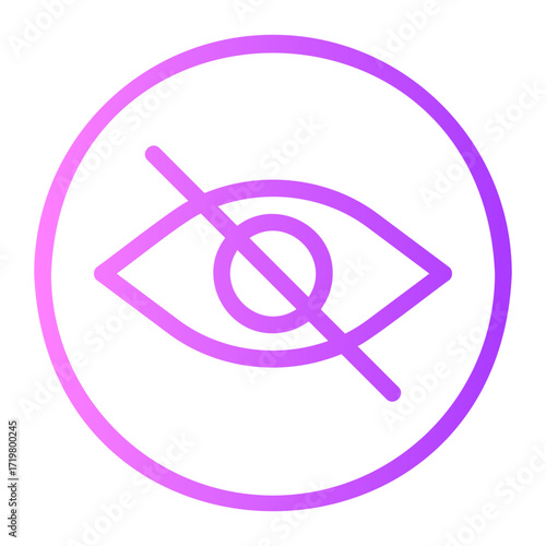 hide gradient icon
