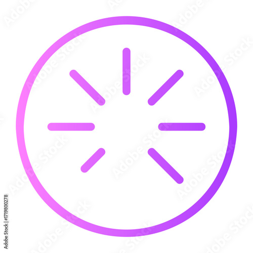 loading gradient icon