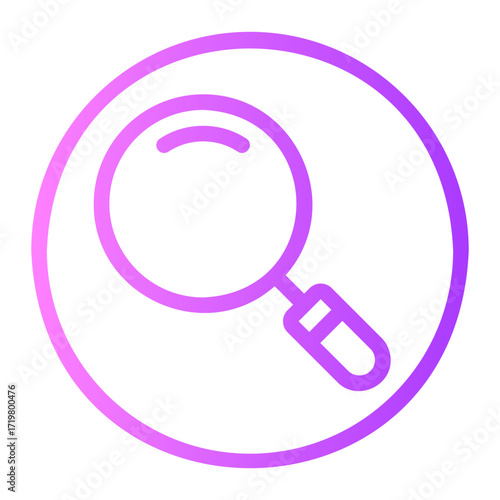 zoom gradient icon