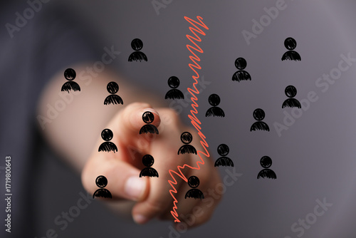 Stock photo depicting decli...