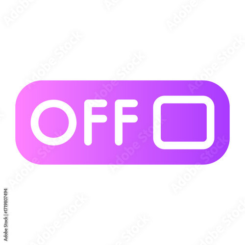 off gradient icon