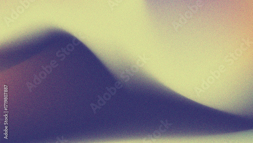 Abstract Soft Gradient with Dark Retro Noise and Light Grain Texture