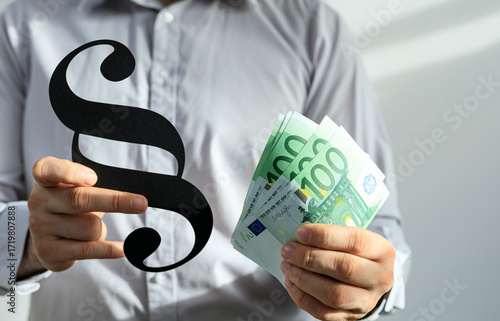 Image of a person holding a...