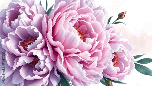 pink peony flower