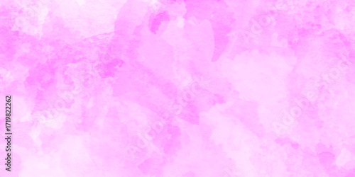 Abstract soft pink watercolour background painted on white grain paper texture, white noise texture light azalea pink light banner backdrop design, soft and dreamy forms blending seamlessly,