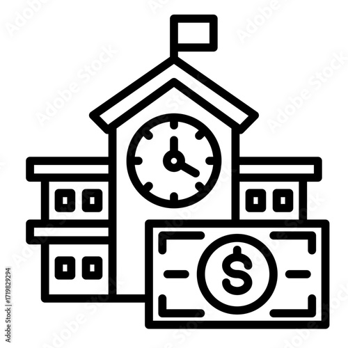 Fees  Icon Element For Design	
