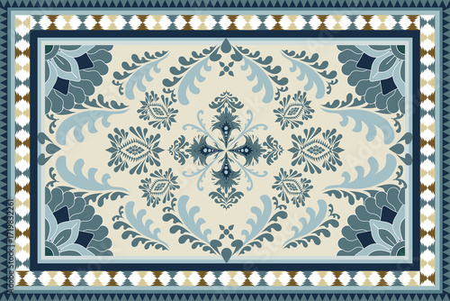 Elephant Persian carpet ethnic Persian style wallpaper, set, geometric, oriental, fabric, clothing, print, ornament, Aztec geometric, furniture