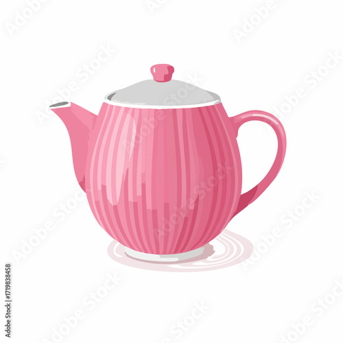 Teekanne in pink