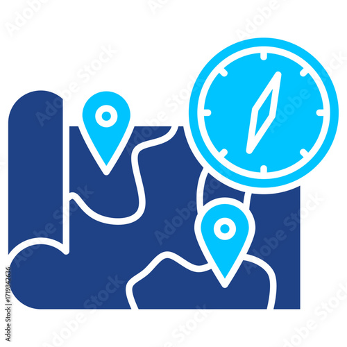 Map Simple Vector Icon Collection