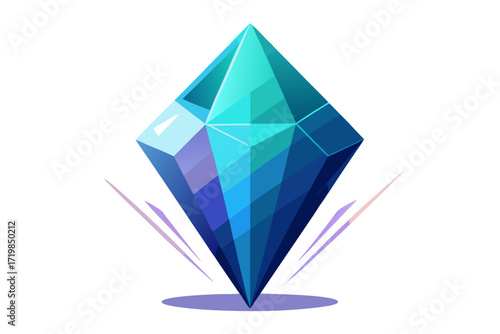diamond on a white background