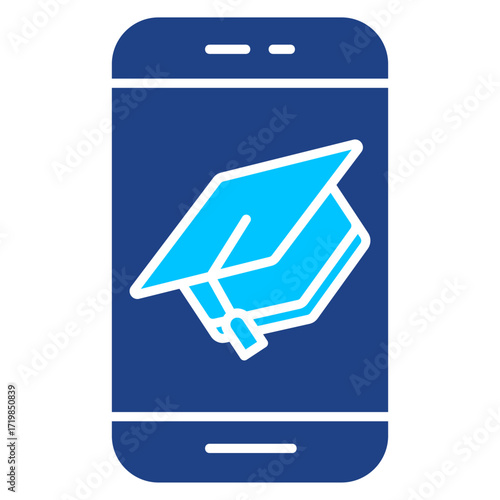 Education Apps Bus Simple Vector Icon Collection
