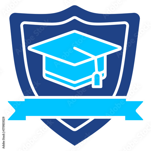 College Bus Simple Vector Icon Collection