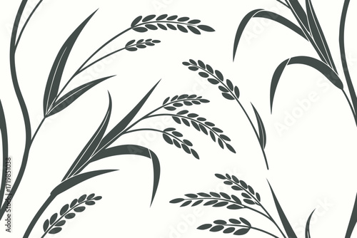 wheat ears vector