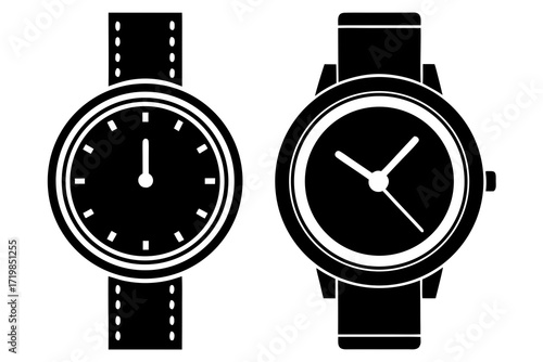 wristwatch vector illustration