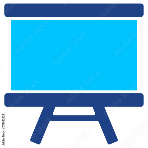 Blackboard  Bus Simple Vector Icon Collection