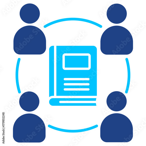 Teamwork Bus Simple Vector Icon Collection