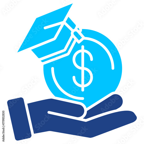 Scholarship Bus Simple Vector Icon Collection