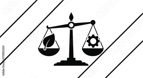Balancing nature and industry on scales of justice