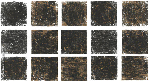 Vintage distressed texture set