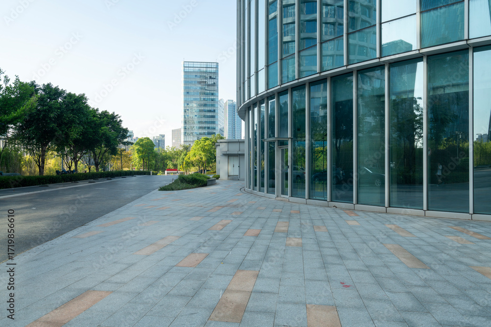 Fototapeta premium Park forests in technology parks