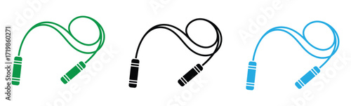 Get Your Heart Pumping with Jump Ropes in Green, Black, and Blue - Perfect for Fitness Enthusiasts and Cardio Workouts at Home or the Gym