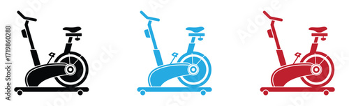 Get your fitness on with this vibrant spin bike graphic, perfect for gyms, health blogs, and motivating workout campaigns to inspire your audience toward a healthier lifestyle