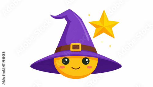 Whimsical Emoji Witch A Charming Concoction of Magic and Joy