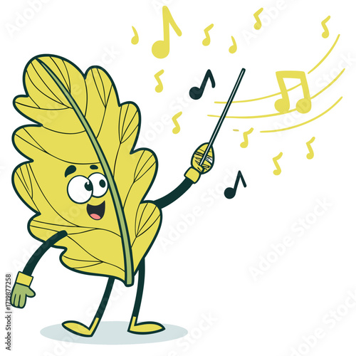 mustard leaf maestro vector design.