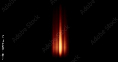 heat aurora effect on black background