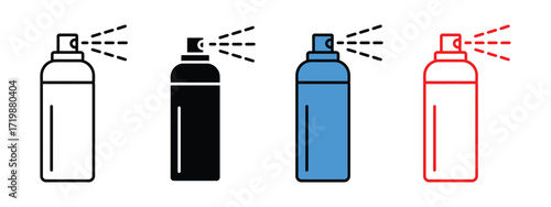 Aerosol spray can icon vector. freshness and cleanliness symbol. vector illustration.