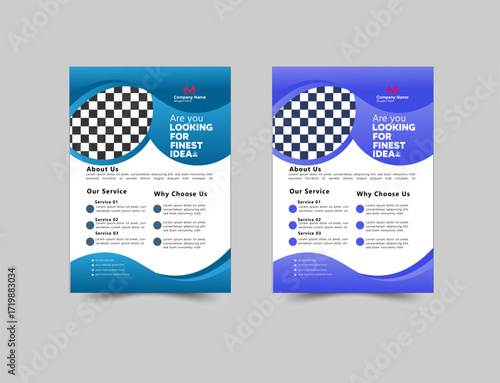 modern flyer design