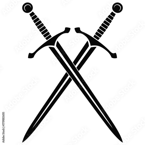 two crossed swords