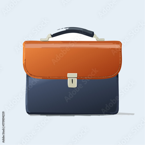 Business briefcase icon vector. Modern work bag design for office, career, finance, corporate, job, and professional business concepts