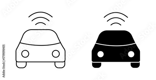 Self Driving Car Icon